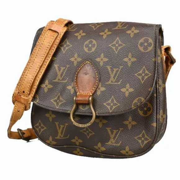 authenticity guaranteed LOUIS VUITTON Saint Cloud MM Shoulder Bag - Picture 1 of 15